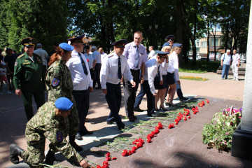 в Смоленске прошла памятная акция, посвященная Дню ветеранов боевых действий - фото - 11